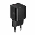 hoco N66 Ingenious GaN PD35W Type-C Single Port Charger, EU Plug(Black) - 2