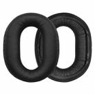 2pcs Protein Leather Earphone Replacement Earpads Pads For Sony MDR-RF995R / WH-RF400R(Black) - 1