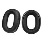 2pcs Protein Leather Earphone Replacement Earpads Pads For Sony MDR-RF995R / WH-RF400R(Black) - 2