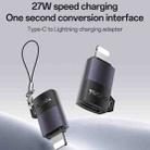 Yesido GS27 Type-C Female to 8 Pin Male Charging Adapter(Black) - 2