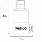 Yesido GS27 Type-C Female to 8 Pin Male Charging Adapter(Black) - 3