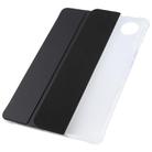 For Honor Pad 10 12.1 3-fold Clear TPU Smart Leather Tablet Case with Pen Slot(Black) - 2