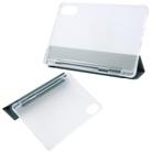 For Xiaomi Redmi Pad 2 3-fold Clear TPU Smart Leather Tablet Case with Pen Slot(Dark Green) - 3