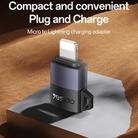 Yesido GS30 Micro USB Female to 8 Pin Male 12W Charging Adapter(Black) - 2
