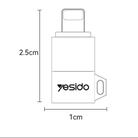 Yesido GS30 Micro USB Female to 8 Pin Male 12W Charging Adapter(Black) - 3