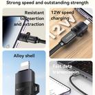 Yesido GS30 Micro USB Female to 8 Pin Male 12W Charging Adapter(Black) - 5