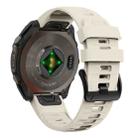 For Garmin 20mm Quick Release Solid Color Silicone Watch Band(Starlight Color) - 2