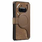 For Nothing CMF Phone 3a CaseNeo MagSafe RFID Anti-theft Retro Leather Phone Case(Brown) - 3