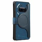 For Nothing CMF Phone 3a CaseNeo MagSafe RFID Anti-theft Retro Leather Phone Case(Blue) - 3