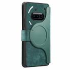 For Nothing CMF Phone 3a CaseNeo MagSafe RFID Anti-theft Retro Leather Phone Case(Green) - 3