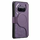 For Nothing CMF Phone 3a CaseNeo MagSafe RFID Anti-theft Retro Leather Phone Case(Purple) - 3