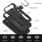 For iPhone 12 mini Iron Knight Series 2 in 1 PC + TPU Phone Case with Ring Holder(Black) - 3