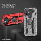 For iPhone 12 mini Iron Knight Series 2 in 1 PC + TPU Phone Case with Ring Holder(Red) - 7