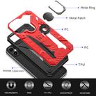 For iPhone 12 / 12 Pro Iron Knight Series 2 in 1 PC + TPU Phone Case with Ring Holder(Red) - 3