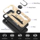 For iPhone 12 / 12 Pro Iron Knight Series 2 in 1 PC + TPU Phone Case with Ring Holder(Gold) - 3