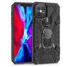 For iPhone 12 Pro Max Iron Knight Series 2 in 1 PC + TPU Phone Case with Ring Holder(Black) - 2