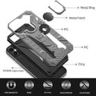 For iPhone 12 Pro Max Iron Knight Series 2 in 1 PC + TPU Phone Case with Ring Holder(Grey) - 3