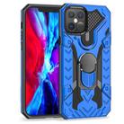 For iPhone 12 Pro Max Iron Knight Series 2 in 1 PC + TPU Phone Case with Ring Holder(Blue) - 2