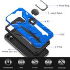 For iPhone 12 Pro Max Iron Knight Series 2 in 1 PC + TPU Phone Case with Ring Holder(Blue) - 3