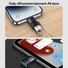 Yesido GS32 USB 2.0 Female to 8 Pin Male 480Mbps Charging Adapter(Black) - 3