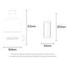 Yesido GS32 USB 2.0 Female to 8 Pin Male 480Mbps Charging Adapter(Black) - 4