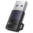 Yesido GS34 Type-C Female to USB 2.0 Male 480Mbps Charging Adapter(Black) - 1