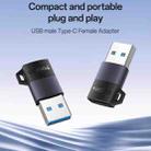 Yesido GS34 Type-C Female to USB 2.0 Male 480Mbps Charging Adapter(Black) - 2