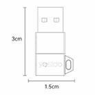 Yesido GS34 Type-C Female to USB 2.0 Male 480Mbps Charging Adapter(Black) - 3