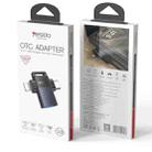 Yesido GS35 2 in 1 USB 3.0 Female to Type-C/8 Pin Male Charging Adapter(Black) - 4