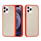 For iPhone 12 mini Skin Hand Feeling Series Shockproof Frosted PC+ TPU Protective Case(Red) - 1