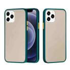 For iPhone 12 mini Skin Hand Feeling Series Shockproof Frosted PC+ TPU Protective Case(Dark Green) - 1