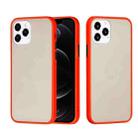 For iPhone 12 / 12 Pro Skin Hand Feeling Series Shockproof Frosted PC+ TPU Protective Case(Red) - 1