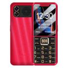 K3 2G Keypad Phone, 2.4 inch, LED Flashlight, Big Keyboard Big Fonts, SOS, Network: 2G, Dual SIM, Plug:US Plug(Red) - 1