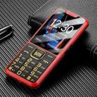 K3 2G Keypad Phone, 2.4 inch, LED Flashlight, Big Keyboard Big Fonts, SOS, Network: 2G, Dual SIM, Plug:US Plug(Red) - 2