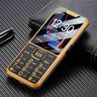 K3 2G Keypad Phone, 2.4 inch, LED Flashlight, Big Keyboard Big Fonts, SOS, Network: 2G, Dual SIM, Plug:US Plug(Gold) - 2