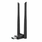 RE-902 External Dual Antenna Bluetooth WiFi 2 in 1 Computer Driver-free USB Network Adapter(Black) - 2