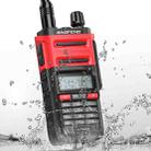 Baofeng UV-9R PRO Dot Matrix LCD Screen IP57 Waterproof Handheld Analog Walkie Talkie, Plug:US Plug(Red) - 1