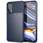 For OPPO Realme 7 Pro Thunderbolt Shockproof TPU Soft Case(Dark Blue) - 1