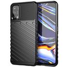 For OPPO Realme 7 Pro Thunderbolt Shockproof TPU Soft Case(Black) - 1