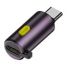 240W Type-C to Type-C Digital Display Adapter with Switch(Grey Purple) - 2