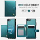 For iPhone SE 2022 / SE 2020 / 8 / 7 JEEHOOD J09 Buckle Card Bag MagSafe Magnetic Style RFID Leather Phone Case(Green) - 2
