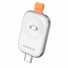 For Apple Watch Series Borofone BQ25A Portable Wireless Charger(Silver) - 1