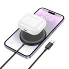 Borofone BQ27 15W Pole Magnetic Wireless Charger, Length:1.5m(Black) - 1