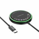 Borofone BQ27 15W Pole Magnetic Wireless Charger, Length:1.5m(Black) - 3