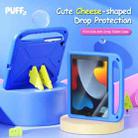 For iPad 10.2 2019 / 2020 / 2021 DUX DUCIS PUFF Series EVA Portable Holder Tablet Case(Blue) - 3