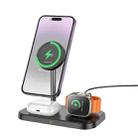 Borofone BQ29 Feliz 3-in-1 Wireless Fast Charger(Black) - 1