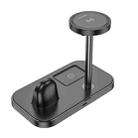 Borofone BQ29 Feliz 3-in-1 Wireless Fast Charger(Black) - 2