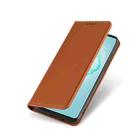 For Samsung Galaxy M80s Strong Magnetism Shockproof Horizontal Flip Liquid Feel Leather Case with Holder & Card Slots & Wallet(Brown) - 3