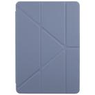For Honor Pad 10 12.1 3-Fold Clear Acrylic Leather Tablet Case(Lavender) - 2