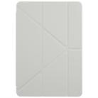 For Honor Pad 10 12.1 3-Fold Clear Acrylic Leather Tablet Case(Grey) - 2